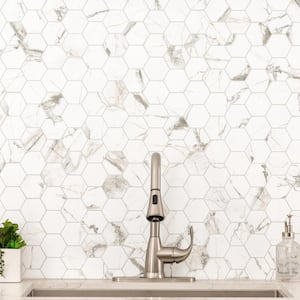 Lockson Mix 11.25 in. x 13.25 in Matte Mesh Mounted Mosaic Porcelain Floor and Wall Tile (0.86 sq. ft./Each)