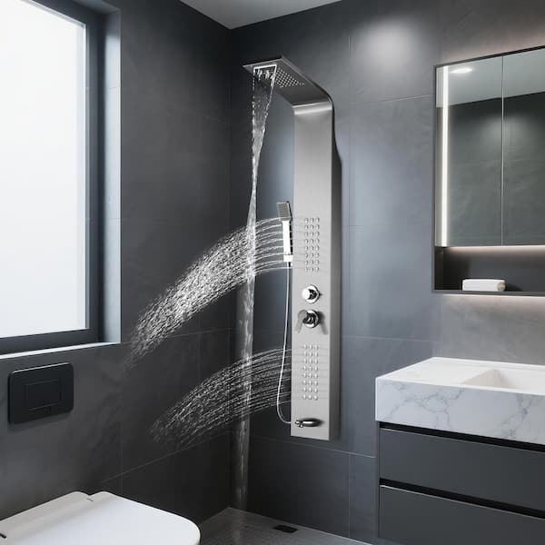 AKLFGN 5-Jet Rainfall Shower Panel System with Rainfall
