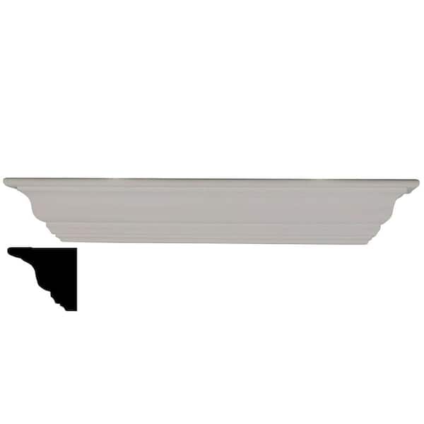 Ekena Millwork 4-1/2 in. x 30 in. x 4-1/2 in. Polyurethane Classic Shelf