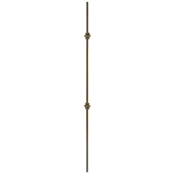WM Coffman 44 in. x 1/2 in. Oil Rubbed Copper Double Knuckle Hollow Iron Baluster