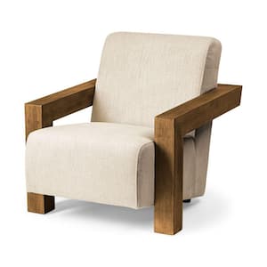 Mariana Brown Fabric Club Chair