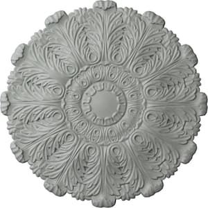 31" x 1-1/2" Durham Urethane Ceiling Medallion (Fits Canopies up to 4-1/4"), Primed White