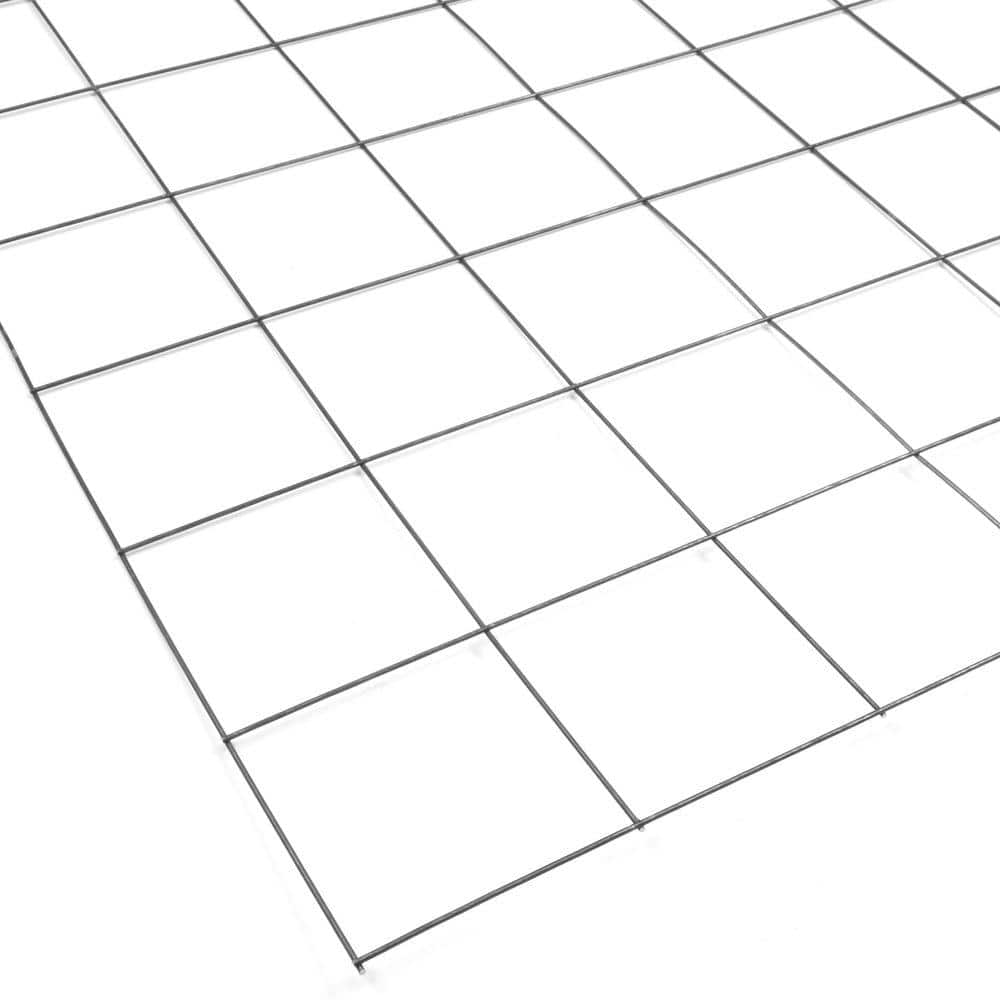 42 in. x 84 in. Unsheared Welded Steel Wire Re Mesh Sheet 01177 The Home Depot