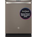 24 In. Top Control Built-In Tall Tub Dishwasher in Slate with 5-Cycles