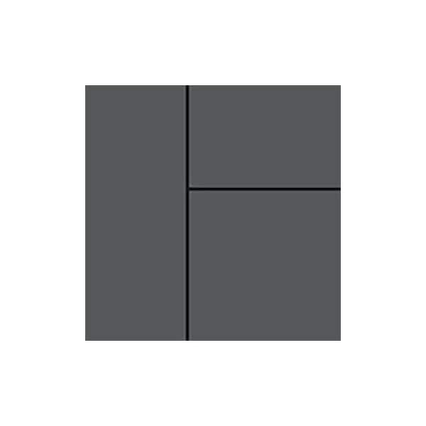 Sanibel 7.25 in. W x 0.625 in. D x 7.25 in. H in Wrought Iron Matte Cabinet Door Sample