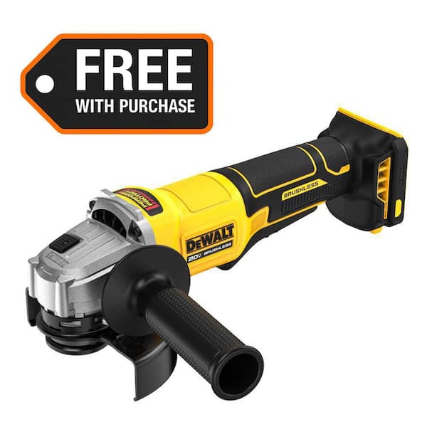 20V MAX Cordless Brushless 4-1/2 in. Angle Grinder with Paddle Switch (Tool Only)