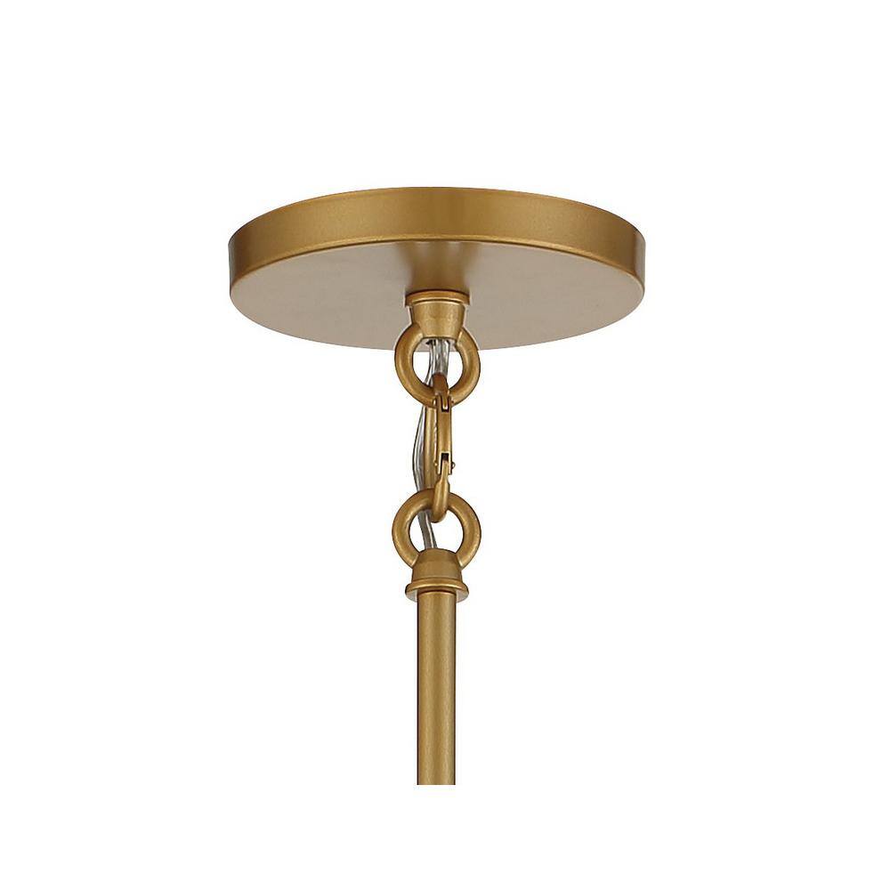 Titans Trace 2-Light Mini Pendant in Sand Coal and Honey Gold