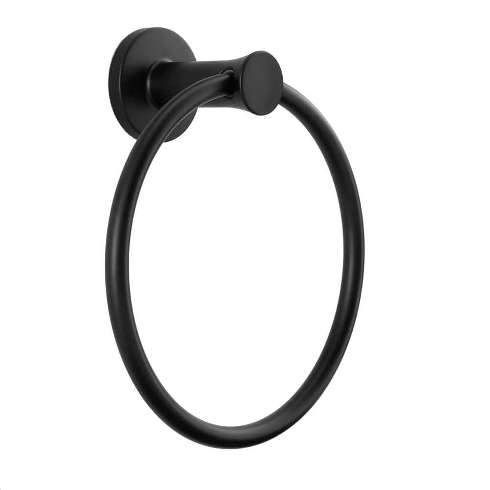Lucien Wall Mounted Towel Ring in Matte Black price history on PriceWatchPro