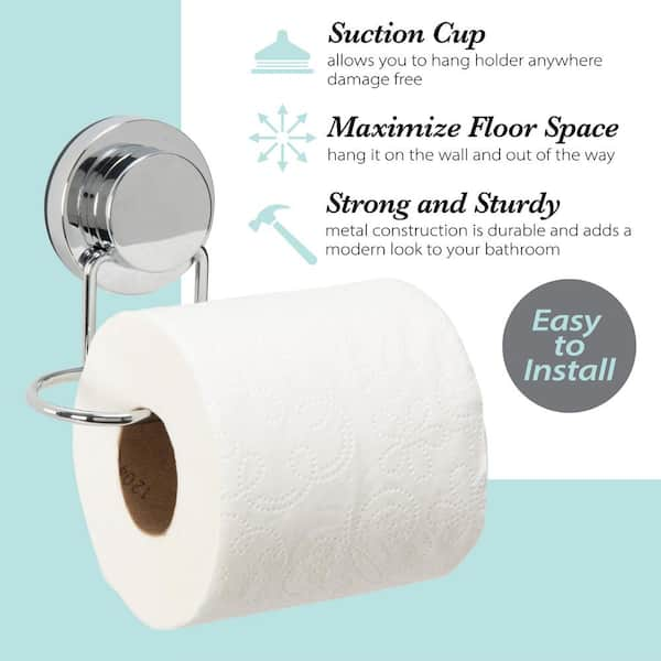 Quality Suction Cup Toilet Paper Holder Bathroom ABS