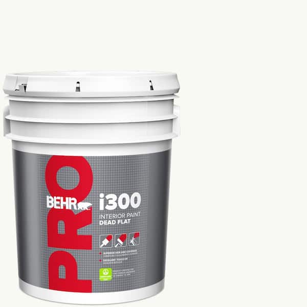 5 gal. #PR-W15 Ultra Pure White Dead Flat Interior Paint