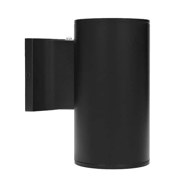 Reviews for Maxxima Black LED Outdoor Wall Cylinder Light with