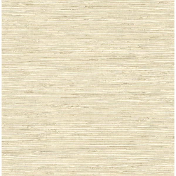 STACY GARCIA HOME Sand Dunes Saybrook Faux Rushcloth Vinyl Peel and Stick Wallpaper Roll (Covers 30.75 sq. ft.)