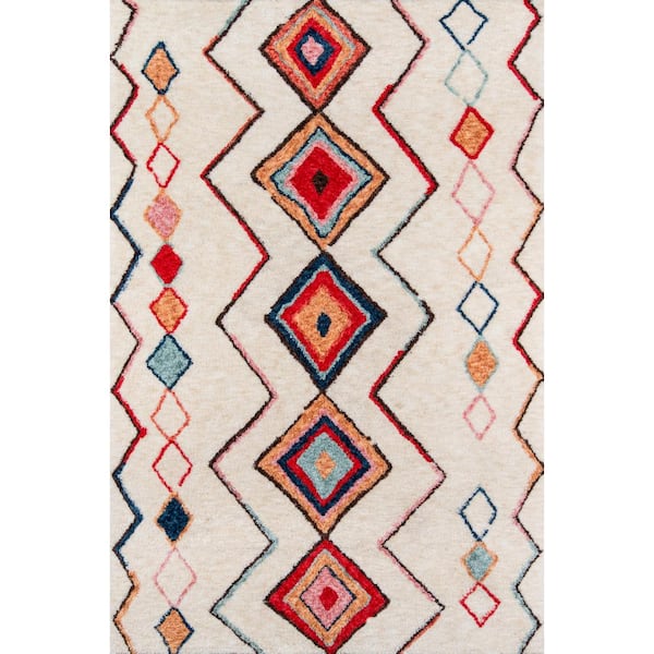 Novogratz Bungalow Olivia Multi 9 ft. x 12 ft. Indoor Area Rug