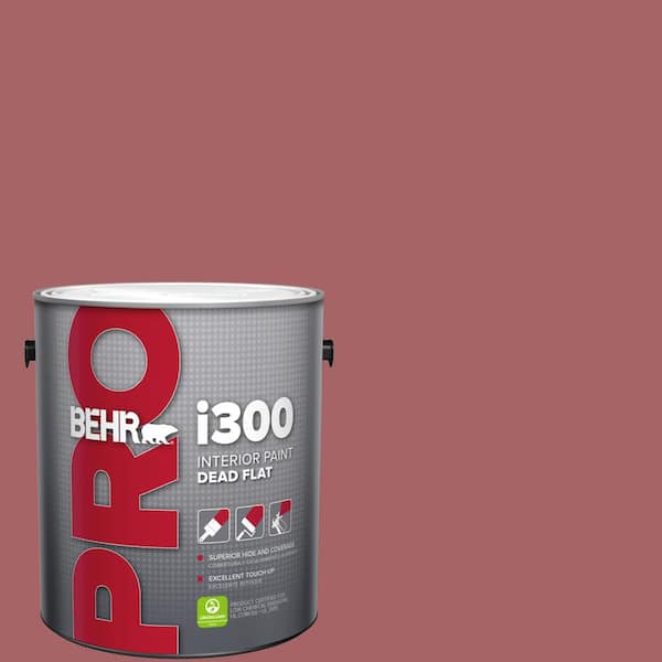 BEHR PRO 1 gal. #PPU1-06 Rose Marquee Dead Flat Interior Paint