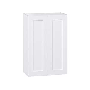 Wallace Painted 27 in. W x 40 in. H x 14 in. D Warm White Shaker Assembled Wall Kitchen Cabinet