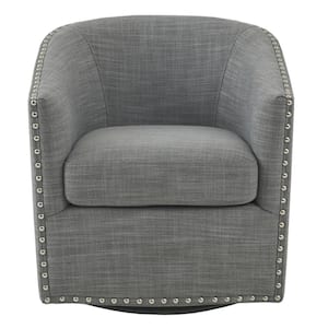 Memo Grey 360° Swivel Chair