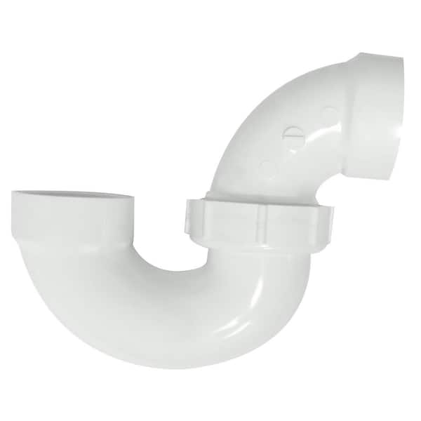 IPEX 1-1/2 in. PVC DWV Hub x Hub P- Trap with Union and Plastic Nut