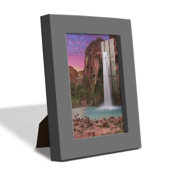 8.5 x 5.5 Postcard Frame - Charcoal 8.5 x 5.5