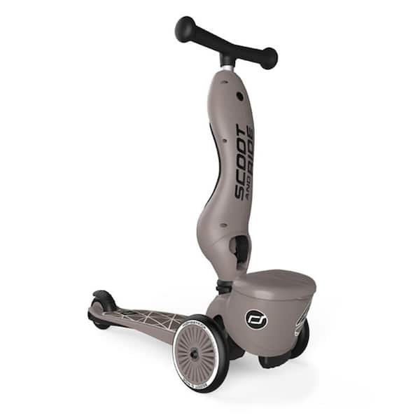 Highwaykick 5 Kids Adjustable Kick Scooter with LED Wheels, Ash