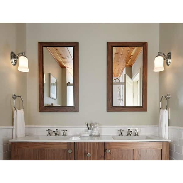 Verdera 15 in. W x 30 in. H Recessed or Surface Mount Aluminum Medicine Cabinet with Adjustable Flip-Out Flat Mirror