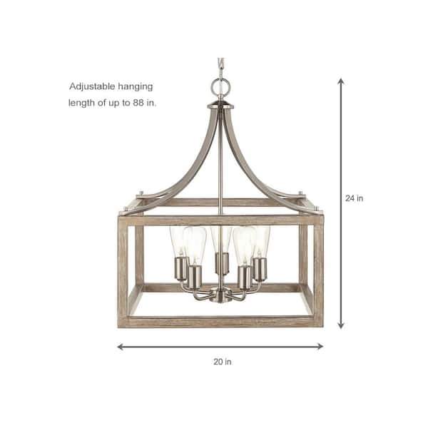 5 light pendant boswell quarter collection