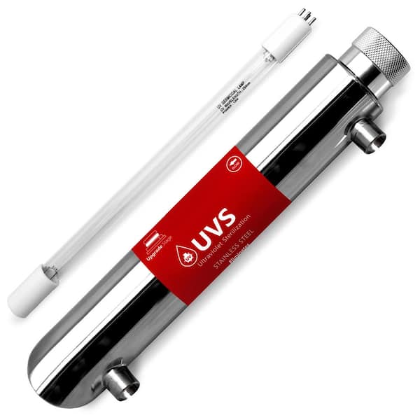 UV Water Filter Replacement-UV Water System-12 in. UV Light Housing with 10 in. Bulb-RO System