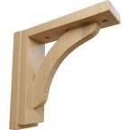 2-1/2 in. x 8-3/4 in. x 8-1/4 in. Cherry Reece Shelf Bracket