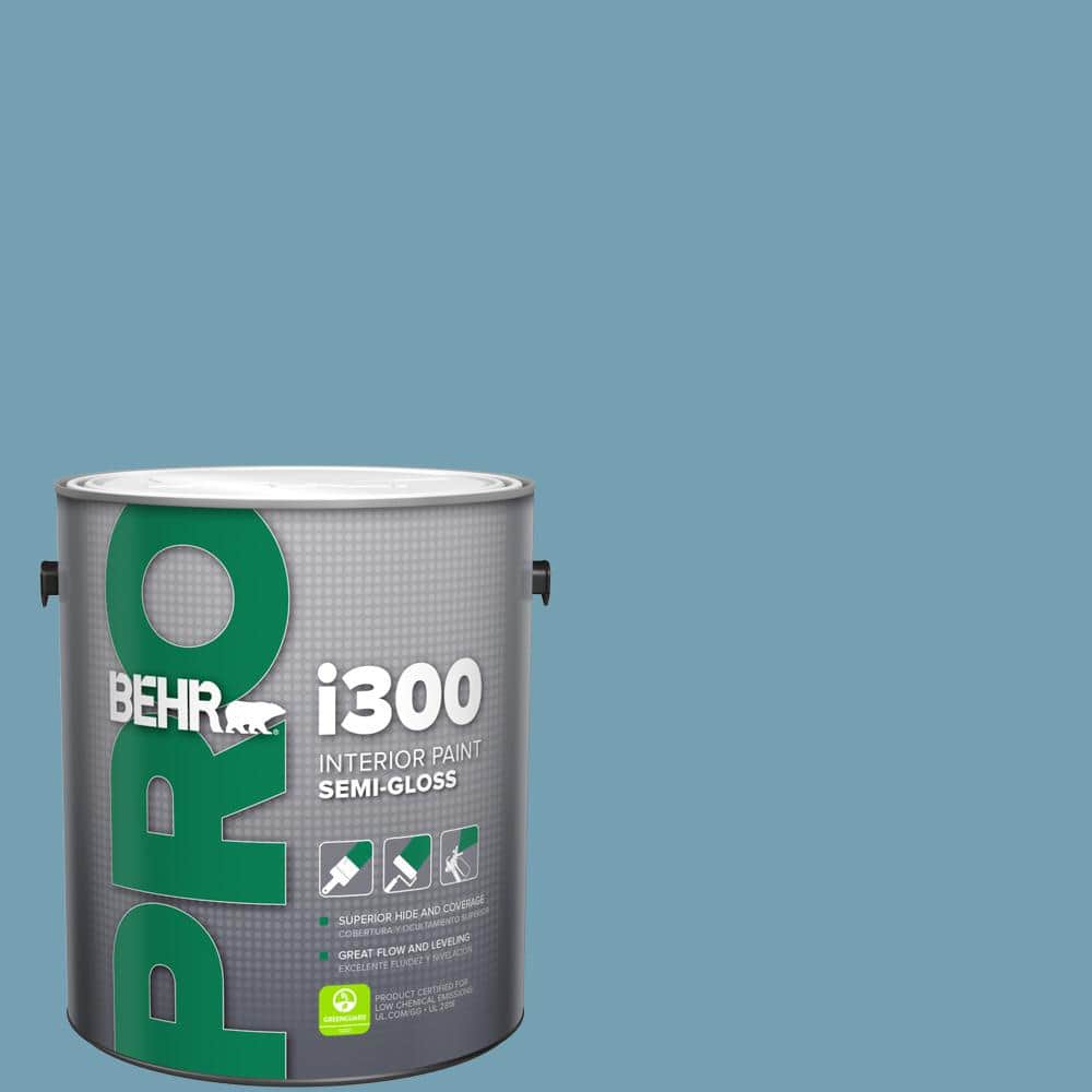 1 gal. #S480-4 Saga Blue Semi-Gloss Interior Paint price history on PriceWatchPro