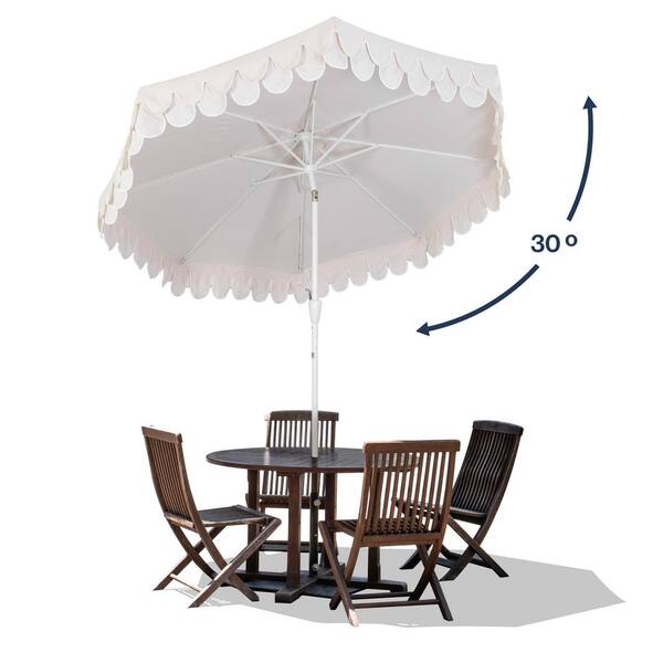 big y patio umbrella 15FT Outdoor Double Sided Large Umbrella The umbrella canopy is made of high Ovios - 15ft Large Patio
