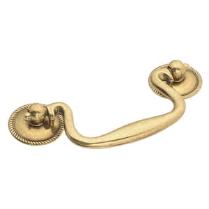 Manor House 3 in. (76 mm) Lancaster Hand Polished Drawer Pull (10-Pack)