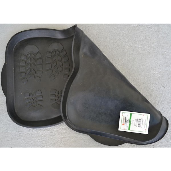 Rubber Black 31.5 in. x 15.75 in. Boot Tray