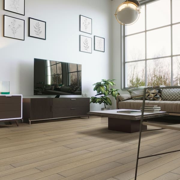 Tustin Grove Oak 3/8 in. T x 7 in. W Tongue and Groove Engineered Hardwood Flooring (23.37 sq. ft./case)