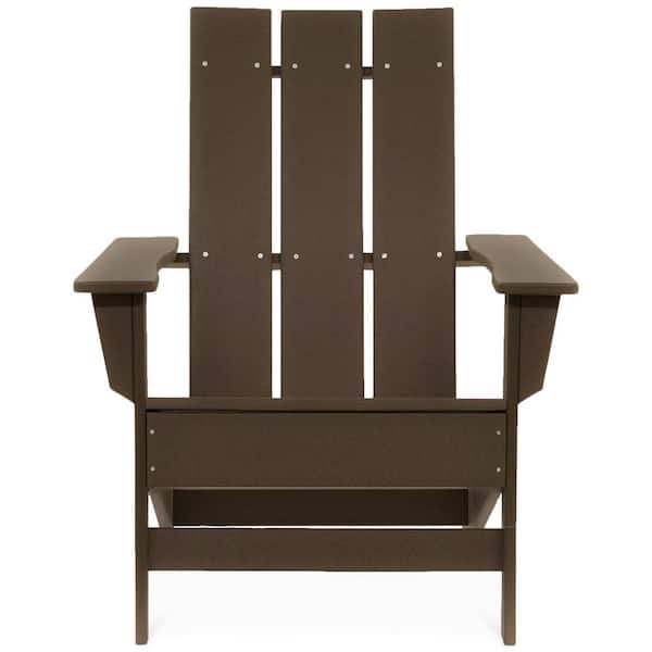 DUROGREEN Aria Chocolate Recycled Plastic Adirondack Chair