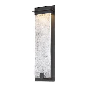 Spa 22 in. Bronze Integrated LED Outdoor Wall Sconce in 3000K