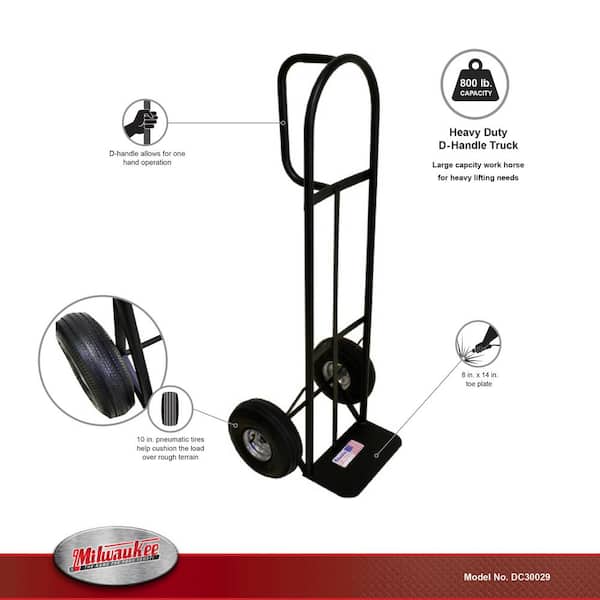 800 lb. Capacity D-Handle Truck