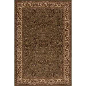 JONATHAN Y Petras Modern Ornate Medallion Brown/Pink 5 ft. 3 in. x 