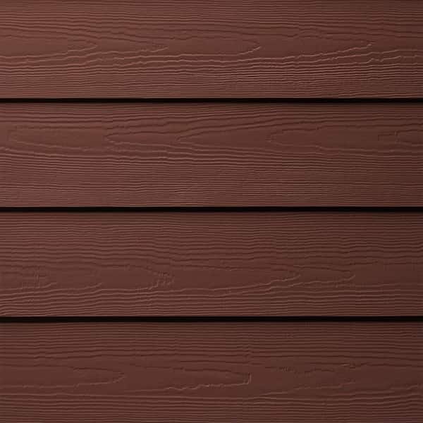 James Hardie Hardie Plank HZ5 5.25 in. x 144 in. Statement Collection Countrylane Red Cedarmill Fiber Cement Lap Siding