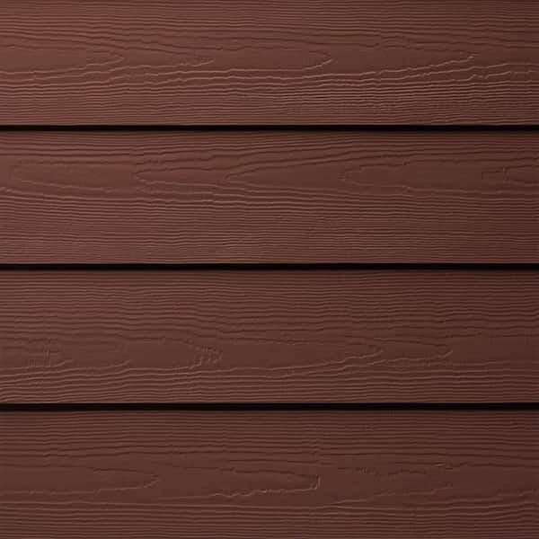 Hardie Plank HZ10 6.25 in. x 144 in. Statement Collection Countrylane Red Cedarmill Fiber Cement Lap Siding