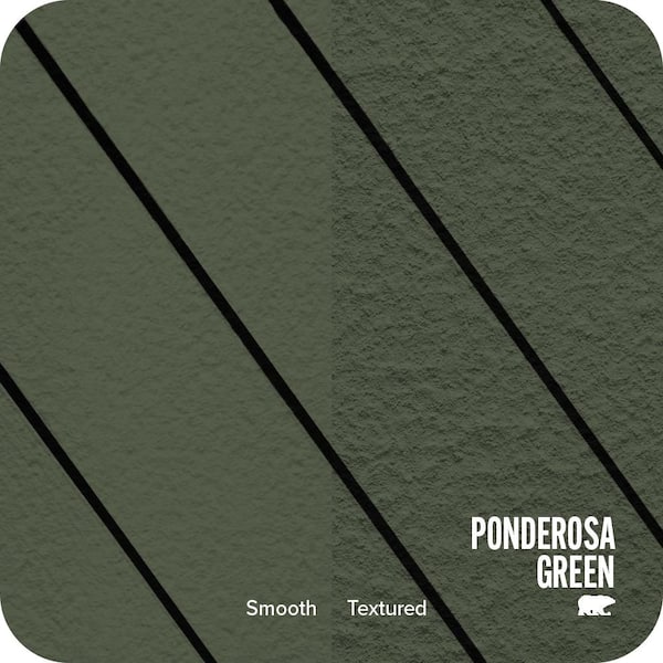 1 gal. #SC-120 Ponderosa Green Textured Solid Color Exterior Wood and Concrete Coating