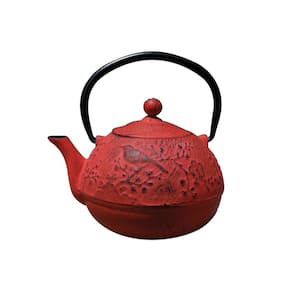 Suzume 3-Cup Teapot in Red