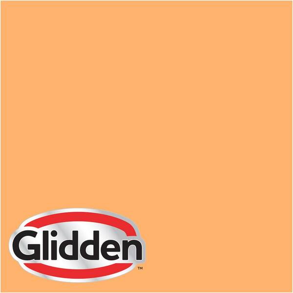 Glidden Premium 1-gal. #HDGO41 Juicy Cantaloupe Semi-Gloss Latex Exterior Paint