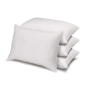 Soft Dobby Windowpane 300 Thread Count 100% Cotton Queen Size Pillow Set of 4