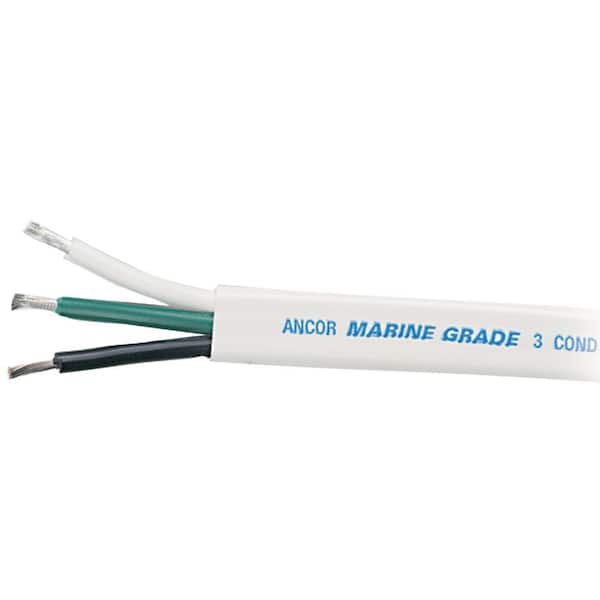 Ancor 250 Marine Grade Flat Tinned Triplex Cable 12/3 AWG