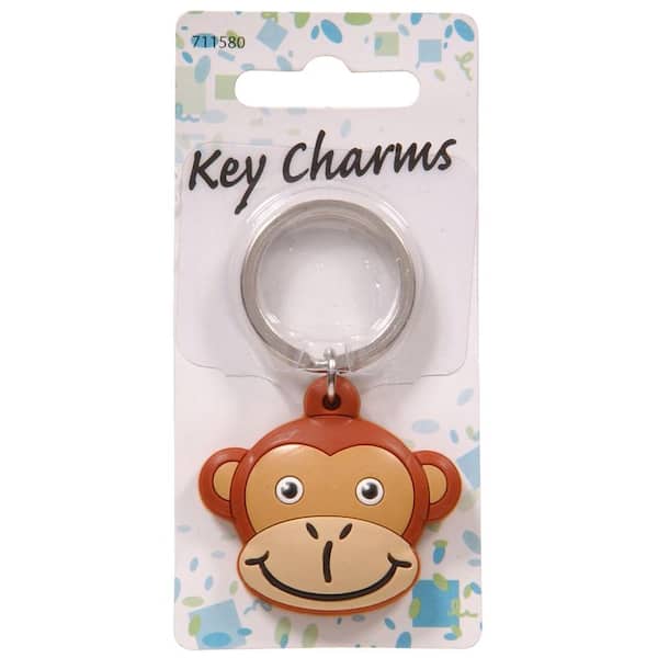 Hillman Monkey Head Key Chain (3-Pack)