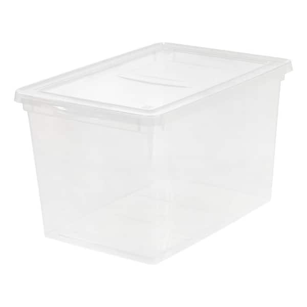 IRIS 68 Qt. Storage Box, Clear