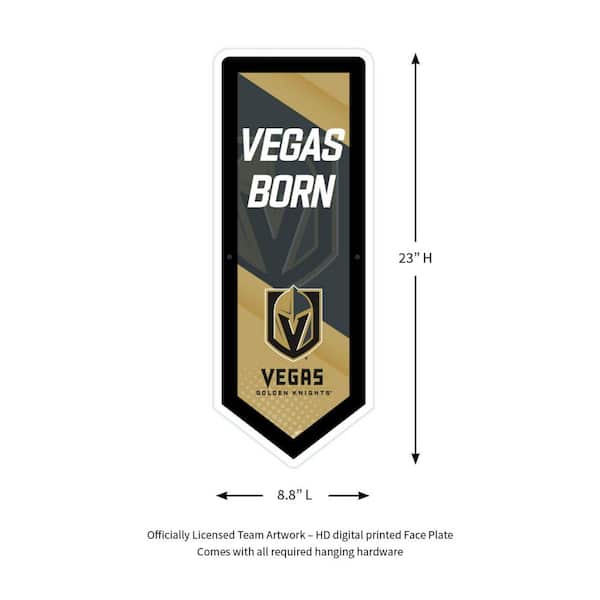 Evergreen Las Vegas Golden Knights Pennant 9 in. x 23 in. Plug-in LED  Lighted Sign 8LED4380PEN - The Home Depot