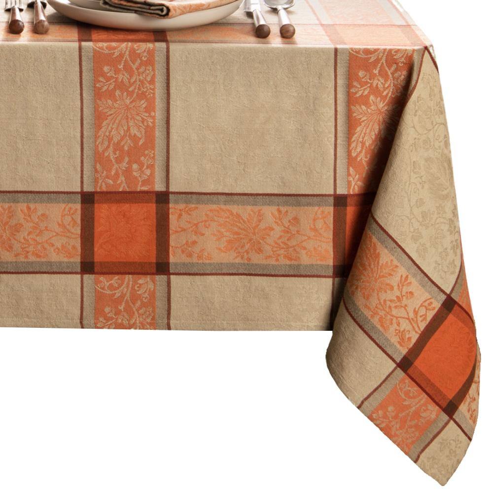 "Autumnal Harvest Jacquard Tablecloth, Multicolor - 60""W x 84""L" price history on PriceWatchPro