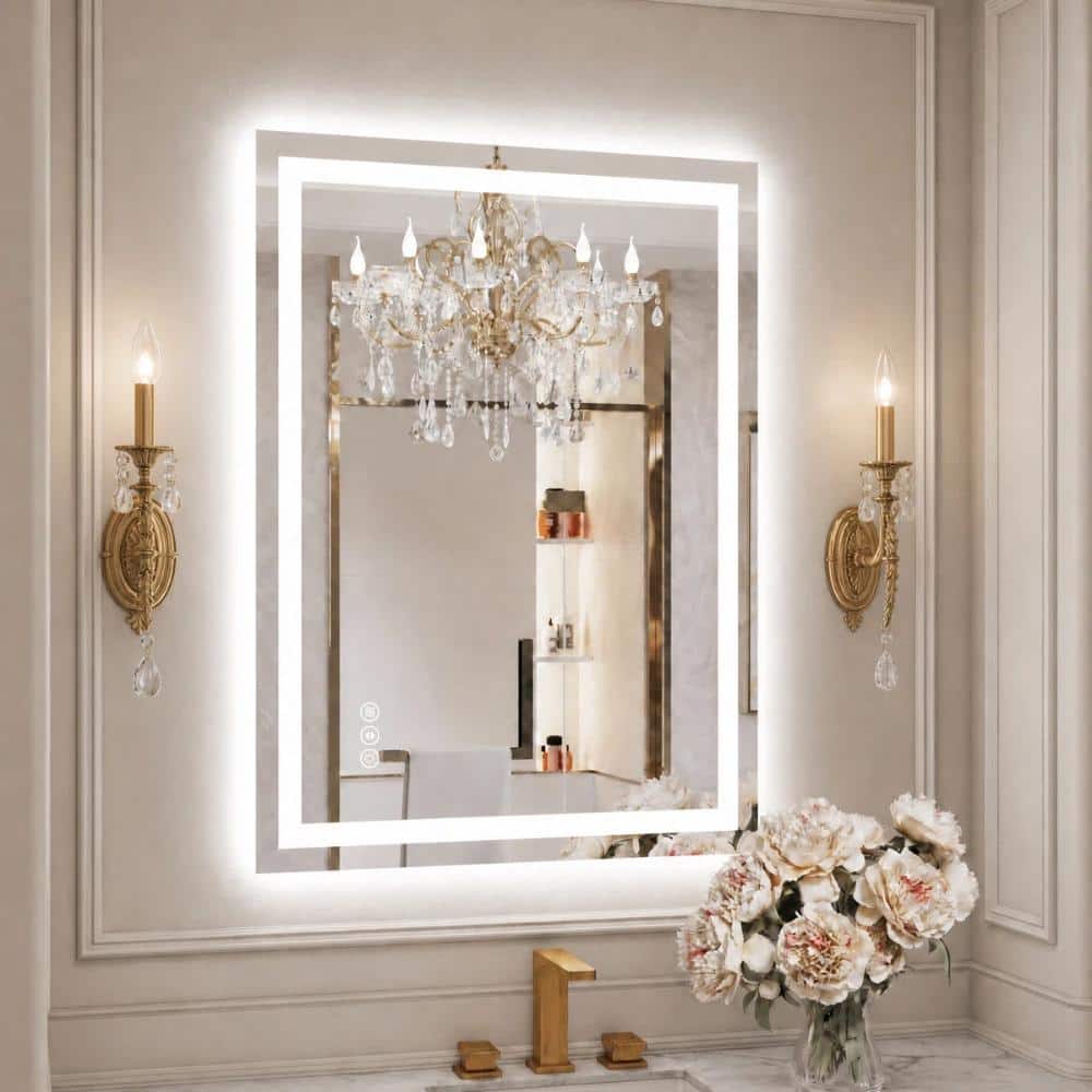 UL Certified Front Light and Backlit LED Anti-Fog Bathroom Vanity Mirror price history on PriceWatchPro