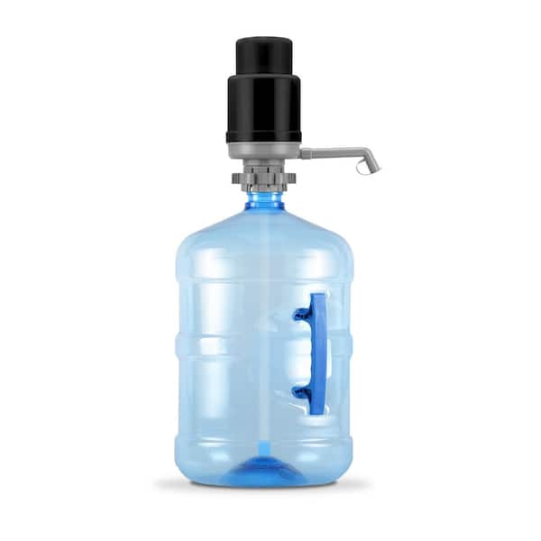 PU100BLK Universal Manual Drinking Water Pump - Fits Most 5-6 Gallon Water Bottles Including Glass (Black)