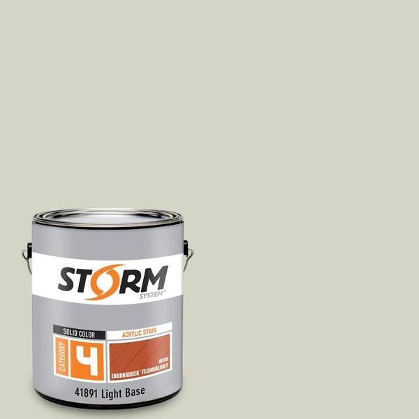 Storm System Category 4 1 gal. Summer Mint Exterior Wood Siding, Fencing and Decking Acrylic Latex Stain with Enduradeck Technology